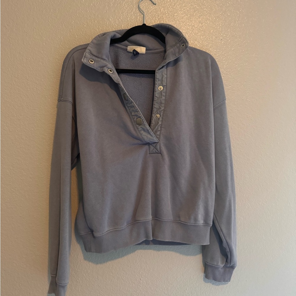 Dusty blue crew neck